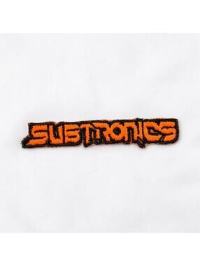Orange Subtronics Iron On Patch